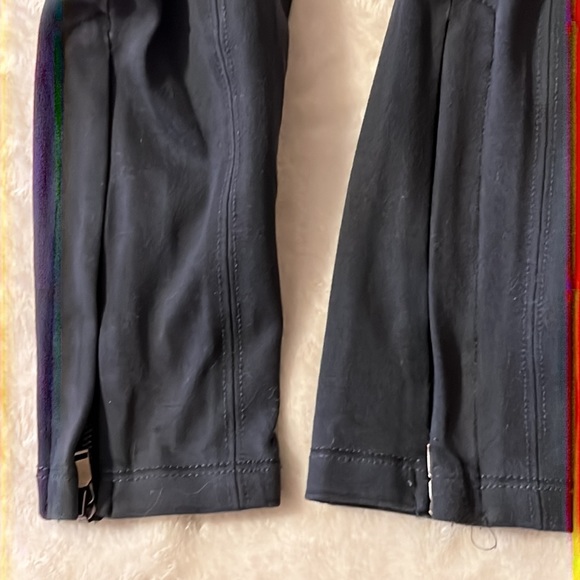 David Lerner athletic wear gray leggings with ankle zippers size xs - Picture 4 of 7